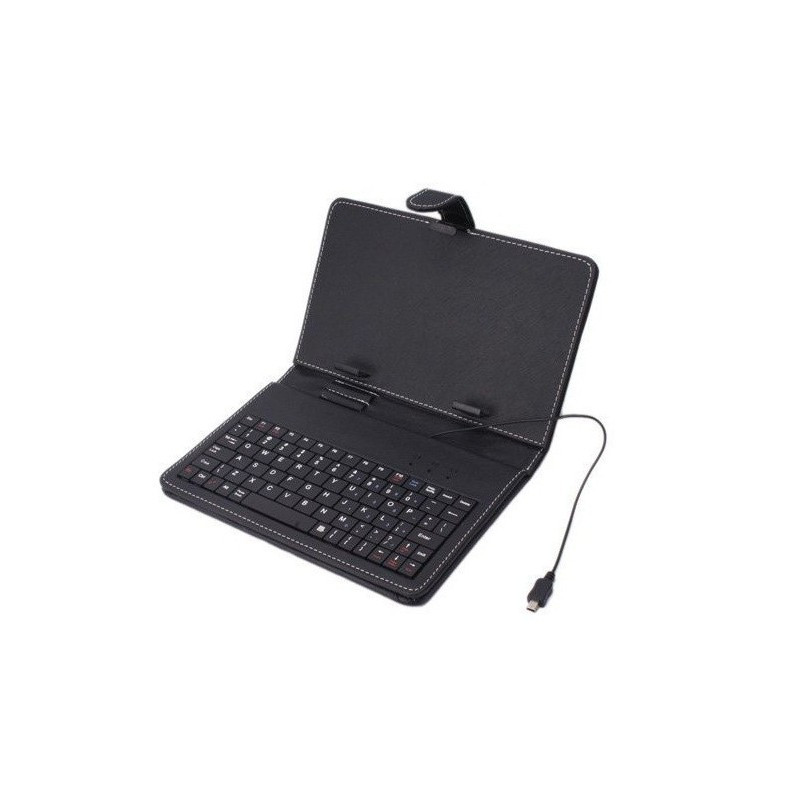 Husa tableta 7" Omega QWERTY, cu tastatura si stylus, adaptor microUSB, inchidere magnetica, imitatie piele, negru, OCT7KB 41607 Husa tableta 7" Omega QWERTY, cu tastatura si stylus, adaptor microUSB, inchidere magnetica, imitatie piele, negru, OCT7KB 41607
