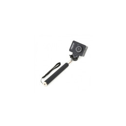 Selfie stick Omega, 22-105cm, rotire 360° orizontal / 180° vertical, negru, OMMP, 42419