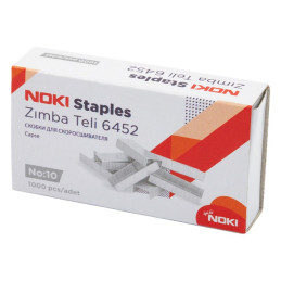 Capse Noki 6452, nr.10, 15 coli, alb/zincat, set 1000 buc