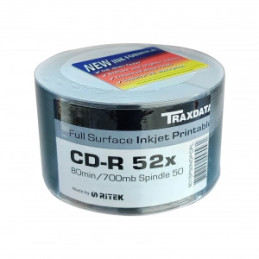 CD TRAXDATA RITEK PRINTABIL 52X 50/PA