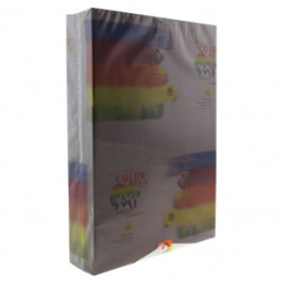 CARTON COLOR 160G/MP A4 MARO SCOLAR