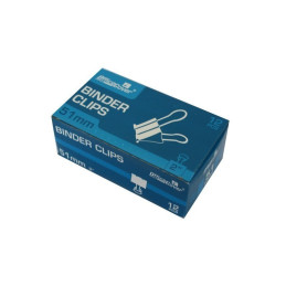 Clipsuri metalice Office Cover RM51, 51mm, negre, cutie 12 buc
