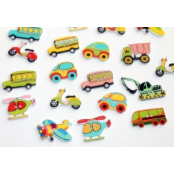 Nasturel vehicul din lemn
