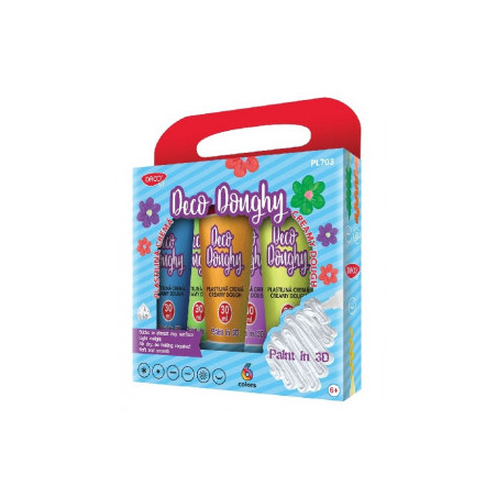 kidsmagicstore.ro|PLASTILINA CREMA 6X30ML DECO DOUGHY PL703 DACO25,22 lei22,70 leiNoutati