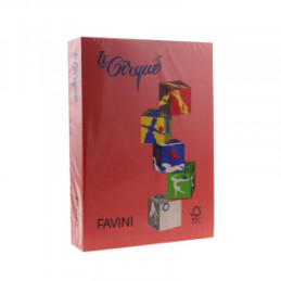 CARTON A3 COLOR 160G/MP 209 ROSU FAVINI