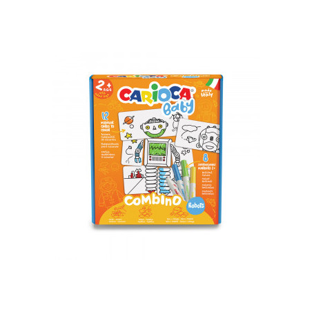 SET PUZZLE+ 8 CARIOCI ROBOTS CARIOCA 42896