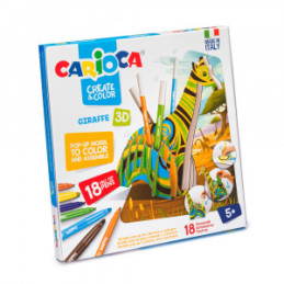 SET 3D + 18 CARIOCI GIRAFA CARIOCA 42901