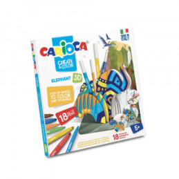 SET 3D + 18 CARIOCI ELEFANT CARIOCA 42902