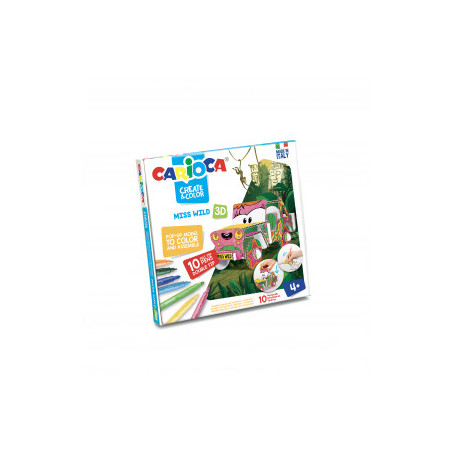 SET 3D + 10 CARIOCI MS.WILD CARIOCA 42906