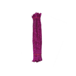 Accesorii creatie - sarma plusata, siclam, cu sclipici, set 25 buc, Colorarte