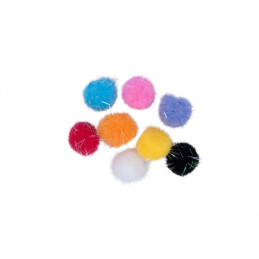 Accesorii creatie - Pom Pom textil, diverse culori, 20mm, set 35 buc, Colorarte, 3223-/33619