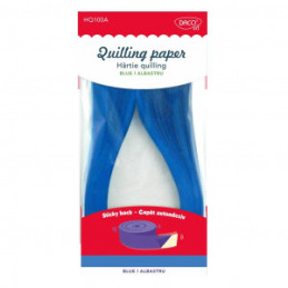 HARTIE QUILLING AA ALBASTRU 42.5X0.5CM 100/SET DACO HQ100A