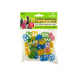 FORME MODELAT PLASTILINA 36 LITERE SI CIFRE ECADA 84921