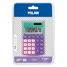 CALCULATOR 8 DG MILAN SUNSET MOV (Din care timbru verde 0,1 RON)