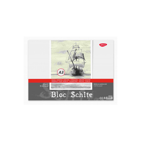 BLOC A3 SCHITE 150G 30 FILE DACO BD315