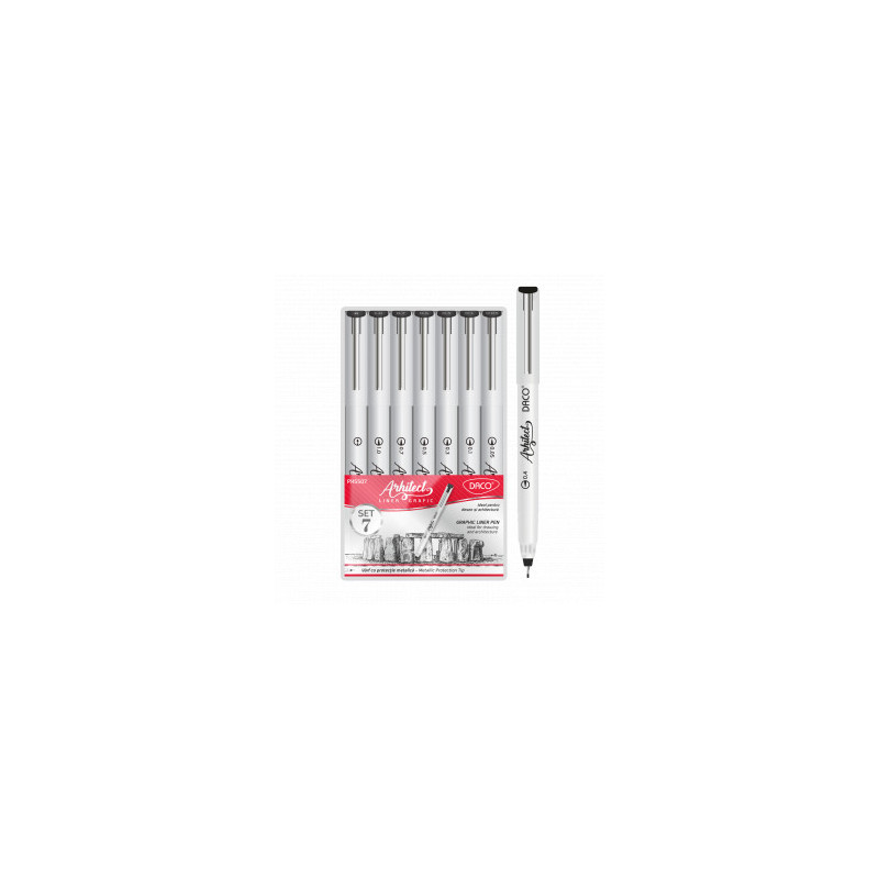 PIX DACO LINER GRAFIC ARHITECT SET 7 PX5507 PIX DACO LINER GRAFIC ARHITECT SET 7 PX5507