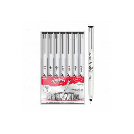 PIX DACO LINER GRAFIC ARHITECT SET 7 PX5507