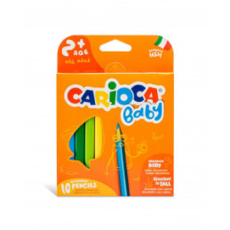 CREION COLOR 10 CULORI CARIOCA BABY 42819
