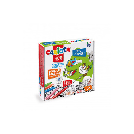 kidsmagicstore.ro|SET PUZZLE + 12 CARIOCI CITY&JUNGLE CARIOCA 4304655,98 lei50,38 leiNoutati