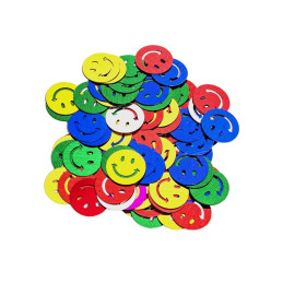 Accesorii creatie - zambareti metal, diverse culori, set 10-14g, Colorarte
