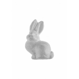 Accesorii creatie - polistiren - iepure, alb, 6cm, set 10 buc, Colorarte