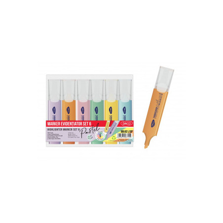 kidsmagicstore.ro|MARKER EVIDENTIATOR PASTEL SET 6 DACO MK401/6P14,21 lei12,79 leiNoutati