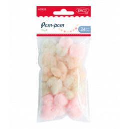 ACCESORII CRAFT - AD428 POMPOM TULLE DACO