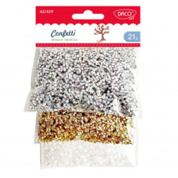 ACCESORII CRAFT - AD409 CONFETTI METALICE DACO