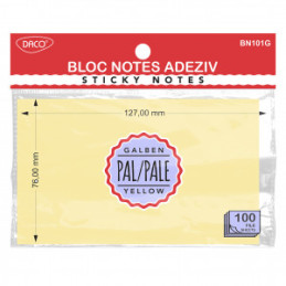 kidsmagicstore.ro|BLOC NOTES ADEZIV 127X76 GALBEN PAL DACO BN101G3,14 lei2,83 leiNoutati