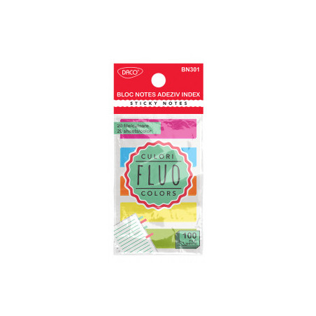 kidsmagicstore.ro|BLOC NOTES ADEZIV INDEX PLASTIC 5 CUL 45X12 DACO BN3012,57 lei2,31 leiNoutati