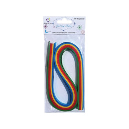 Hartie quilling, 1x50cm, diverse culori, intense, set 100 coli, CNX, FS-XX-A