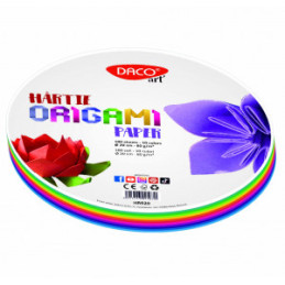 HARTIE ORIGAMI ROTUNDA 20CM 100/SET DACO HR920
