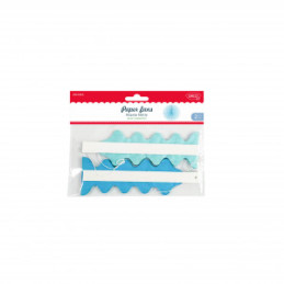 ACCESORII CRAFT - AD434A ROZETE DE HARTIE ALBASTRE DACO