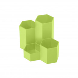 SUPORT BIROU 4 COMPARTIMENTE PLASTIC VERDE ECADA 95104V