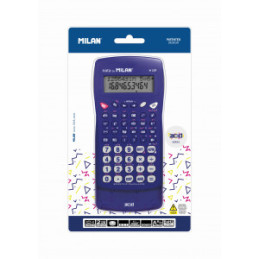 CALCULATOR 10 DG MILAN STIINTIFIC ALBASTRU 159005BBL (Din care timbru verde 0,1 RON)