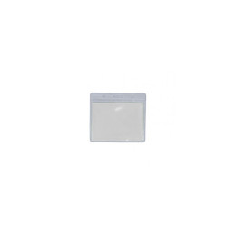 Suport ecuson PAG, orizontal, 65x90mm, plastic, transparent