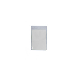 Suport ecuson PAG, vertical, 75x105mm, plastic, transparent