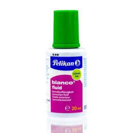 Fluid corector (pasta corectoare) Pelikan Blanco 338582, 20ml, pe baza de apa, cu pensula