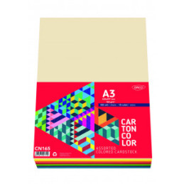 CARTON COLOR CN165 160G/MP A3 100 COLI 10 CUL. DACO