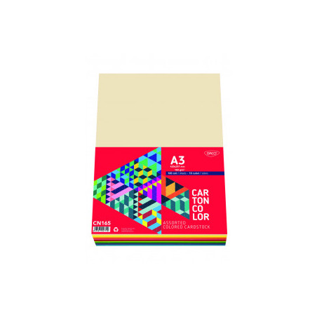 CARTON COLOR CN165 160G/MP A3 100 COLI 10 CUL. DACO