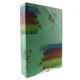Carton colorat A4 Color Plus, 160g/mp, verde craciun, top 250 coli