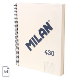 CAIET A4 120 FILE AR SPIRA MILAN BEJ 57143E120BG