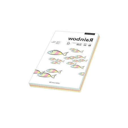 kidsmagicstore.ro|Hartie colorata A4 Rainbow 88043187, 80g/mp, mix culori pale, top 100 coli (5 culori x 20 coli)21,83 lei19,65 leiFara stoc7318761042027