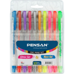 PIX PENSAN GEL MY KING GLITTER+NEON SET 102227/GN10