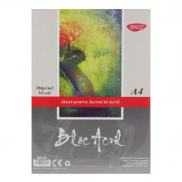 BLOC A4 ACRIL 300GR 10 FILE DACO BD431