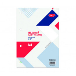 REZERVA CAIET MECANIC A4 50 FILE DACO AR