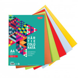 HARTIE COLORATA HR850 A4 50 COLI 5 CUL. DACO 80G/MP