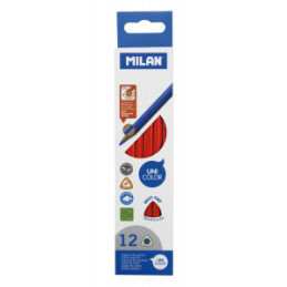 CREION COLOR UNICOLOR SET 12 MILAN ROSU 0722313012