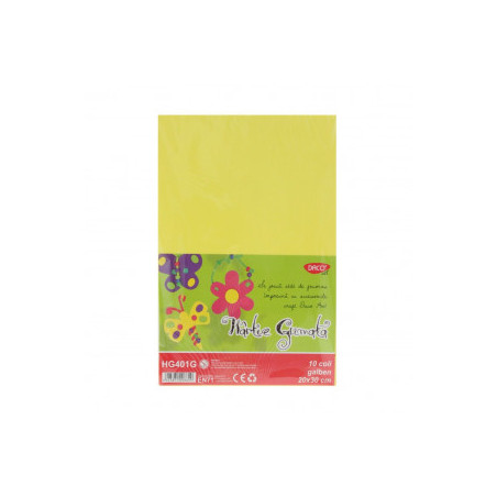 kidsmagicstore.ro|HARTIE GUMATA HG401G 20X30 CM 10COLI GALBEN DACO8,57 lei7,71 leiNoutati