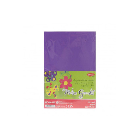kidsmagicstore.ro|HARTIE GUMATA HG401M 20X30 CM 10COLI MOV DACO8,57 lei7,71 leiNoutati